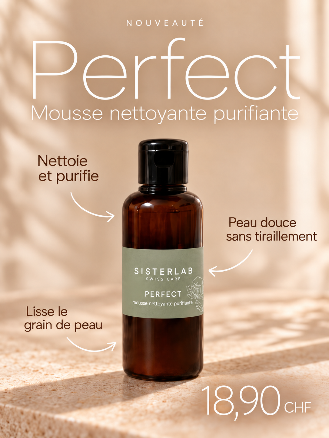 PERFECT Mousse nettoyante purifiante